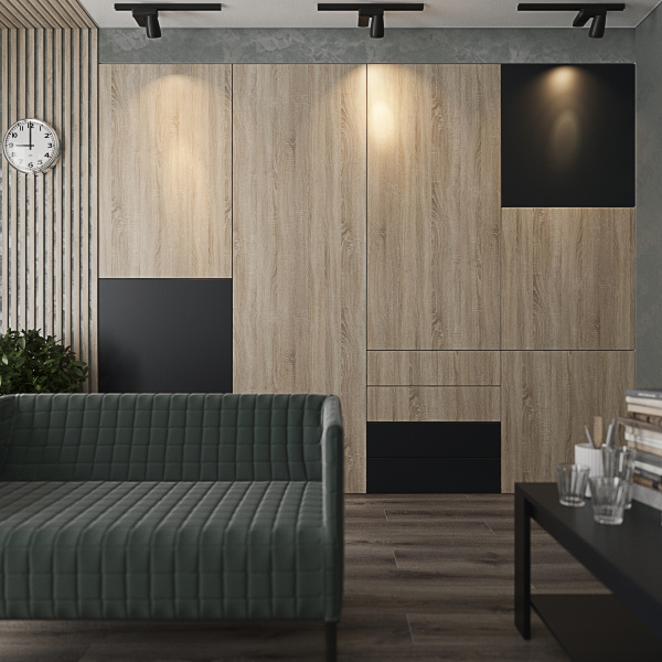 ЛДСП Дуб Сонома Светлый 16 мм U2123 2800*2070 PR